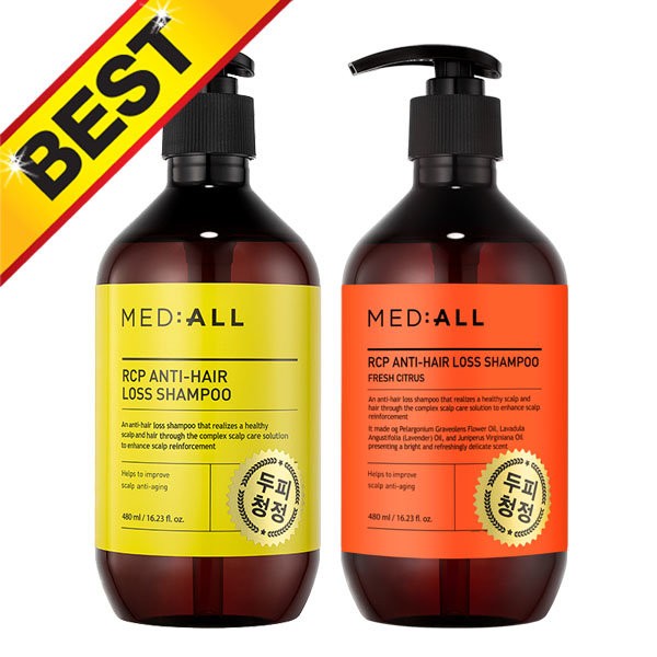 Mediol Scalp Cleansing Shampoo 480ml / 메디올 두피 청정 샴푸