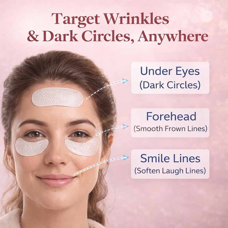 Micro Eye Patches, Deeply Hydrating Anti-Wrinkle Patches, Contains Hyaluronic Acid