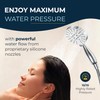HammerHead Showers® ALL METAL 3-Spray Handheld Shower Head with Long