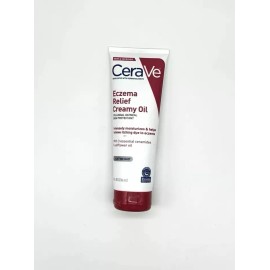 CeraVe Eczema Creamy Body Oil for Dry and Itchy Skin, 8 oz EXP 05/25