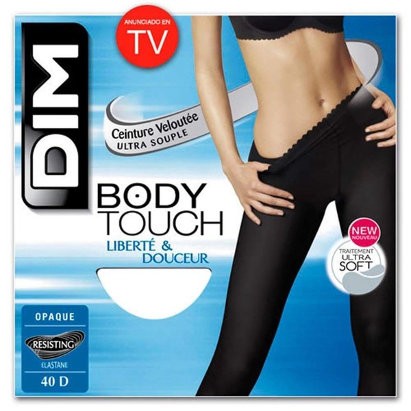 Dim Strumpfhosen Body Touch Opaque Damen x1, Black, 46 -
