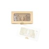 White/Brown Bakery Cupcake Box with Display Window & Cupcake Insert