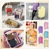 FINGERINSPIRE Pack of 5 Mini Suitcase Storage Boxes Made of