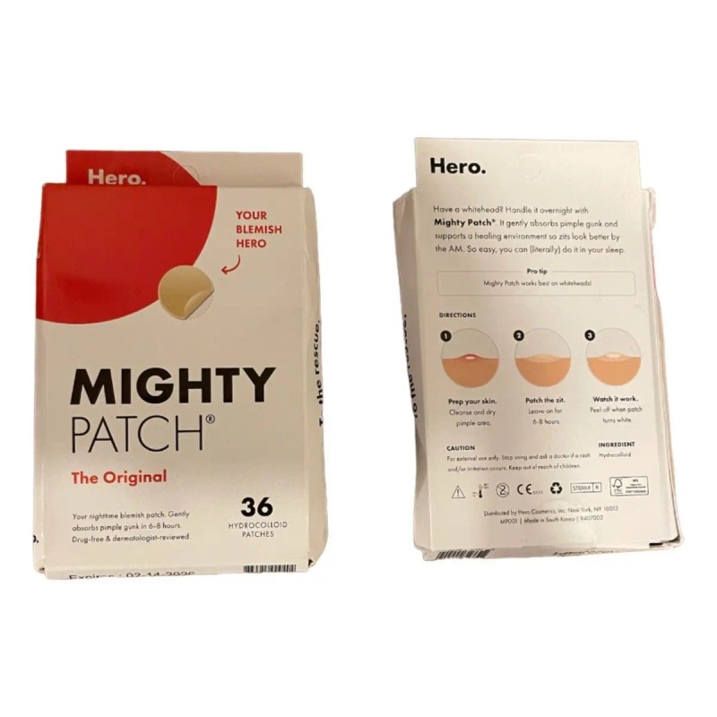 Pl Parches Trihidrocoloides Para El Acné Mighty Patch, 36