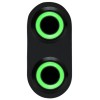 AutoLöc Power Accessories Oval Black Anodized 12V Momentary Push Button