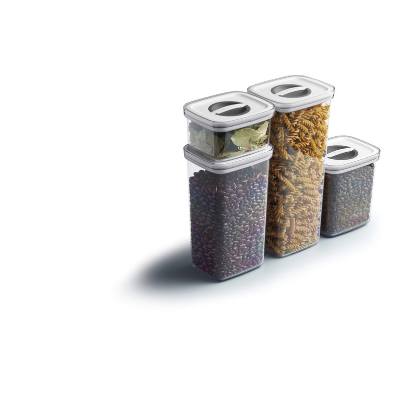 MasterClass MCSTORREC20 Smart Seal Airtight Food Storage Container, Plastic, Transparent,