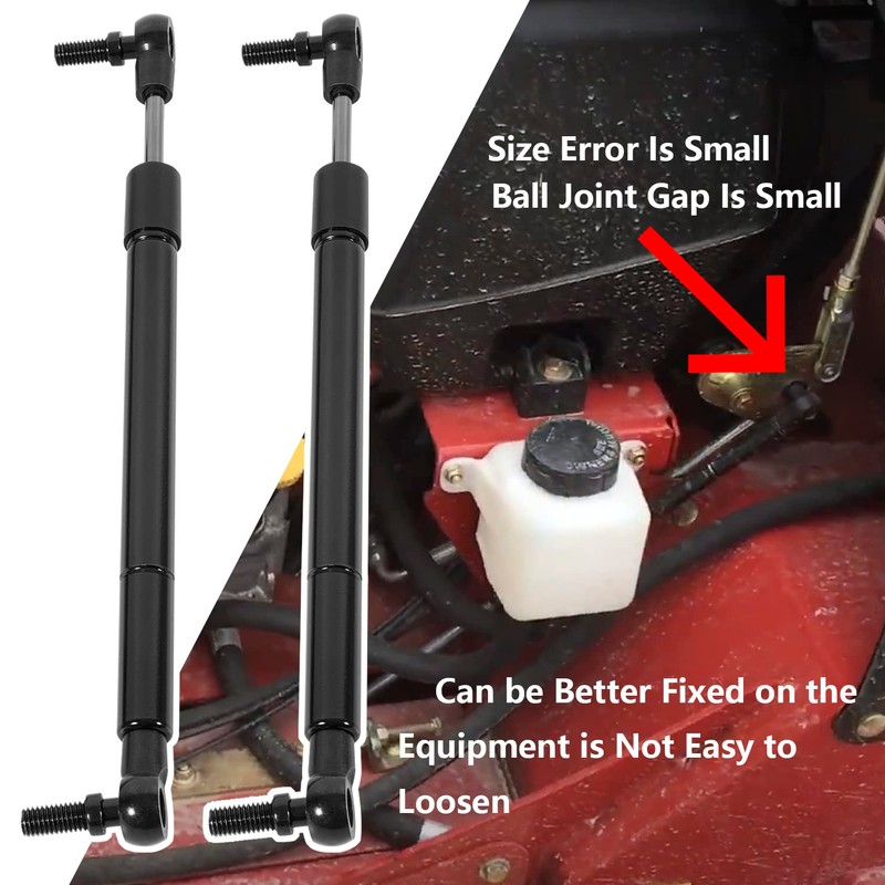 116-0027 Steering Dampers 2-Piece Set,Compatible with Exmark Toro & Most