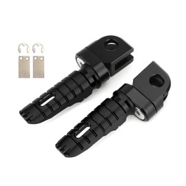 Artudatech Front Footrest Foot Pegs for Kawasaki Z300 Z400 Z800 Z650 Z900 Z1000 NINJA 650 Motorcycle Black