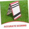Mipcase Golf Scorebook PU Leather Holder for Golf Scorecards Durable