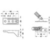 Gedotec Flap-Ex flap fitting for furniture flaps, folding fitting with