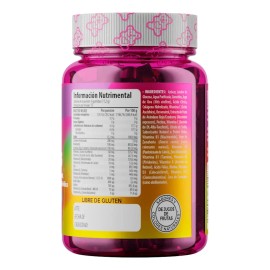 Belabear Multivitaminico P/mujeres 60pz Cereza Solanum Sabor Frutos rojos