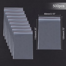 Panda Hall ca 500 12 x 8 cm Transparent Bags Stylish Unique Jewellery