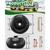 MOLAVIEE 2PCS Lawn Mower Deck Wheels Kit, Mower Anti Scalp