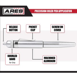ARES 70004 - Precision Oiler Pen Applicator - Precisely Applies CLP, Ballistol, and Other Lubricants in Tight Places