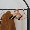 DOITOOL Pack of 10 Hangers, Shoulder Support, Padded Hangers for