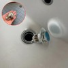 Silver bathroom drain trap water stopper drain odor blocking easy to clean washbasin Bathroom 2ea
