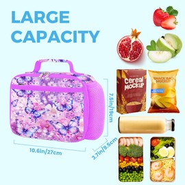 RLGPBON Kids Lunch Bag,Insulated Lunch Box for Girls Boys,Lunch Bag Toddler Teen,School Daycare Cute Travel bags