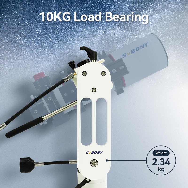 SVBONY SV225 Alt-Azimuth Mount, Adjustable Angle Alt-Azimuth Mount, Load-Bearing 10kg,