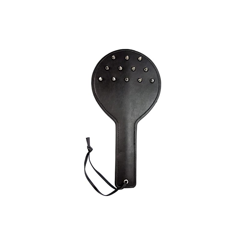 Leather Spiked Spanking Paddle for Kinky Couples