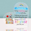 Teacher Appreciation Week Gift Heart Shape Acrylic Plaque End of