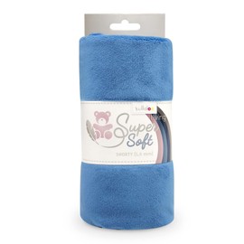 kullaloo Plush Fabric | Solid Dusk Blue Minky Fabric for Sewing | Super Soft Cuddle Material | 39.5x29.5" | Plushies, Baby Blankets, Pillows, Dog Beds, Cat Beds, Beanies, Baby Accessories, Apparel