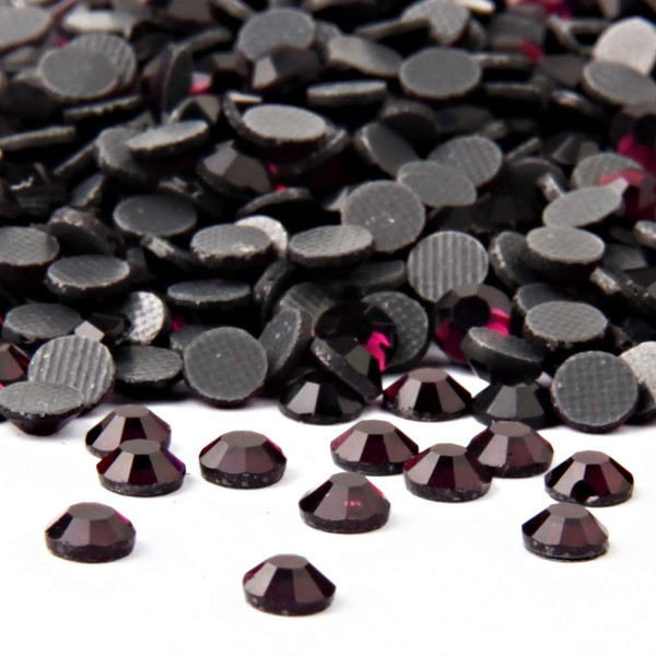 Crystal Hotfix Rhinestone,Machine Cut Stone 1440pcs/pkg (Amethyst,SS20/5mm)