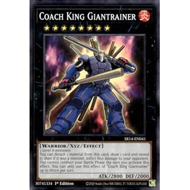 Coach King Giantrainer - SR14-EN041 - Common - 1st Edition