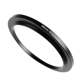 58mm to 67mm Step-up Adapter Rings,Black,Step Up Ring,Step-Down Rings Filter Ring Adapter,for All Brands of DSLR Camera Lens UV ND CPL Stepping Rings Step Down Rings Filter Adapter (58mm to 67mm)