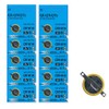 QLQXQTy 10-Pack CR1616 3V Lithium Coin Cell Batteries with Solder
