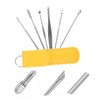 IWOWHERO Stainless Steel Ear Set 6pcs Ear Cleaning Tools Removal