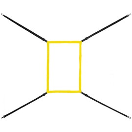 AOLIGEIJS Baseball Net Adjustable Strike Zone Target… (Strike Zone, Yellow)