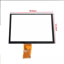 Touch Screen Without LCD for 8.4" Uconnect Radio Screen Navigation Digitizer New OEM Replacement Fit Dodge RAM Jeep Chrysler 2017-2022 LA084X01(SL)(01)