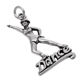 jewellerybox Sterling Silver Dancer Charm