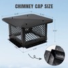 INNO STAGE Chimney Cap, 10"x10" Chimney Cover, Chimney Rain Caps,