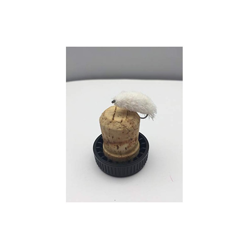 BestCity Fly Fishing White Barbless Bread flies mixed sizes pack