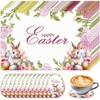 50 Pcs Easter Paper Placemats, Happy Easter Disposable Paper Place