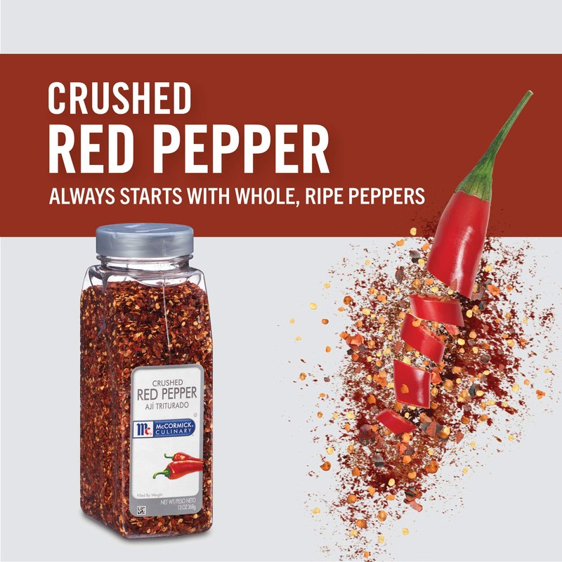 McCormick Culinary Crushed Red Pepper, 13 oz