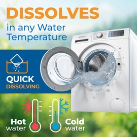 Gull Living Laundry Detergent Sheets - Say No to Detergent Pods & Tablets - Laundry Soap Sheets - Non-Toxic Laundry Detergent - Alternative to Detergents Soap - Ideal Laundry Sheets for Traveling