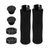 EMSea 1 Pair Foam Handlebar Grips Single Locking Bicycle Handlebar