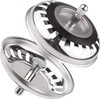 2 Pack Kitchen Sink Plug Strainer, Stainless Steel Kitchen Sink