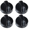 YXQ 8273103 Range Control Knobs Replacement Black for Whirlpool Gas