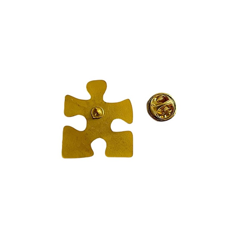 Gold Autism Awareness Lapel Pin