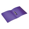 HERMA 19183 A4 Translucent Purple Slim 2 Ring Binder Strong