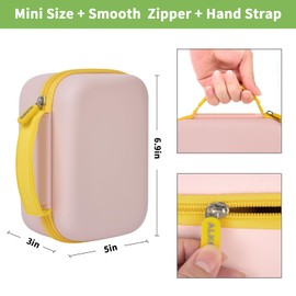 ALKOO Kids Camera Case Compatible with YEEHAO/for stinaolt/for ESOXOFFORE/for Dylanto/for Mgaolo/for LETSHAHA Instant Print Camera, Portable Digital Cameras Protective Storage Bag (Box Only)