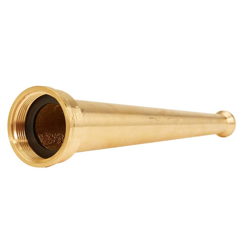 Brass 1 1/2" Smooth Bore Fire Nozzle (NPSH)
