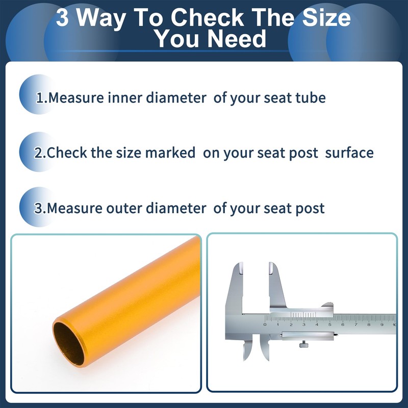 INFINAUTO Bike Seat Posts 28.6x350mm Bike Saddle Post Seat Tube
