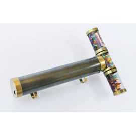 JP GAMES LTD Handmade Brass Wheel Kaleidoscope - Made in Israel by Roy Cohen