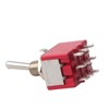 5Pcs ONON 2 Position Toggle Switch 3PDT 9 Pin 6mm