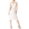 iB-iP Women's Modal Knee-Length Comfortable Straight Underdress, White