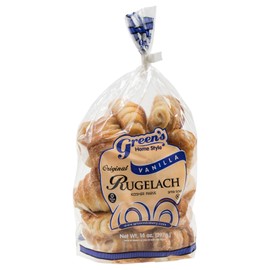 Green's Bakery Kosher Vanilla Rugelach Pastry - 14 oz.